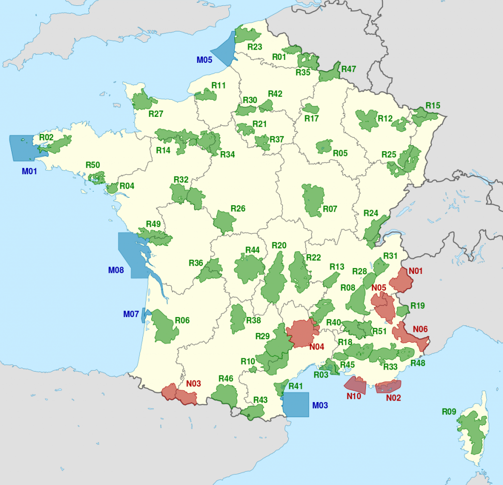 carte région paca languedoc roussillon